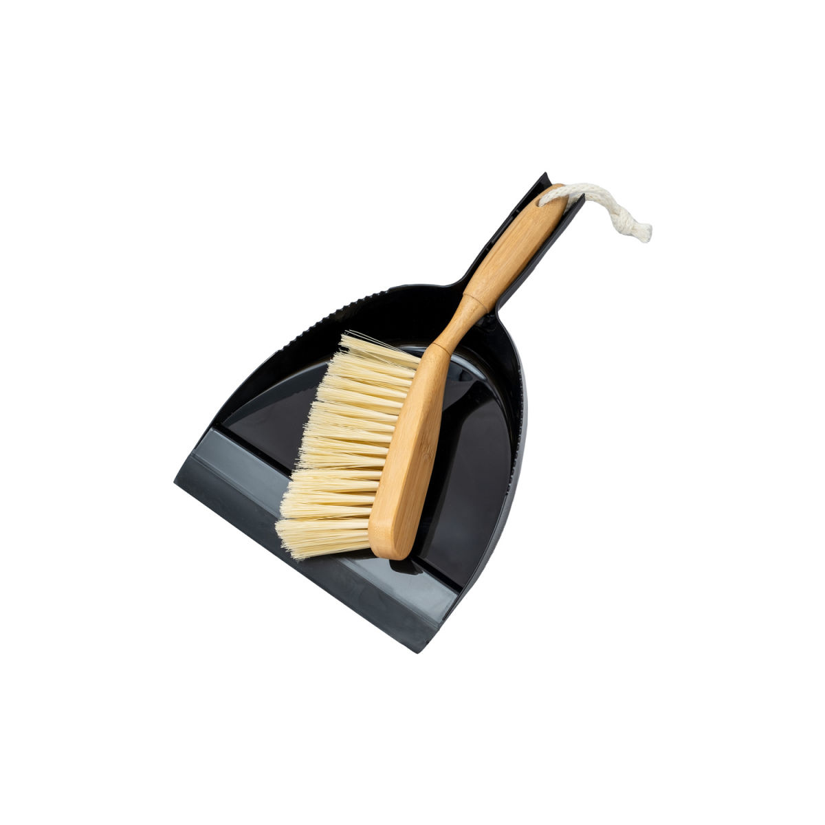 GRANA HOME Kehrset Dusty - Kehrschaufel und Besen 32 cm (L); braun/schwarz; 4 Stück / Pack