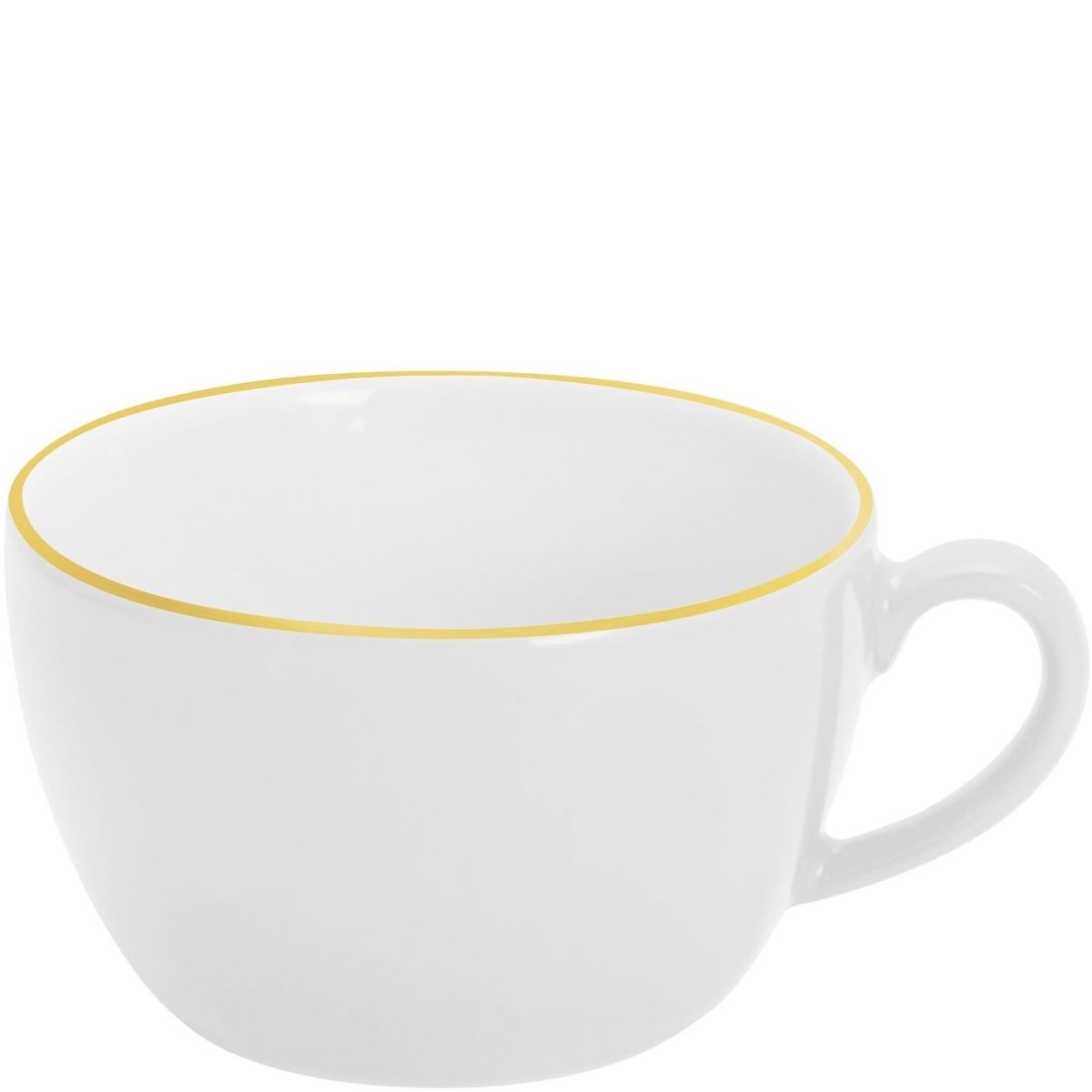Kahla Cappuccino-Obertasse Pronto Line 250 ml, 9.5x5.9 cm (ØxH); sonnengelb; rund; 6 Stück / Pack
