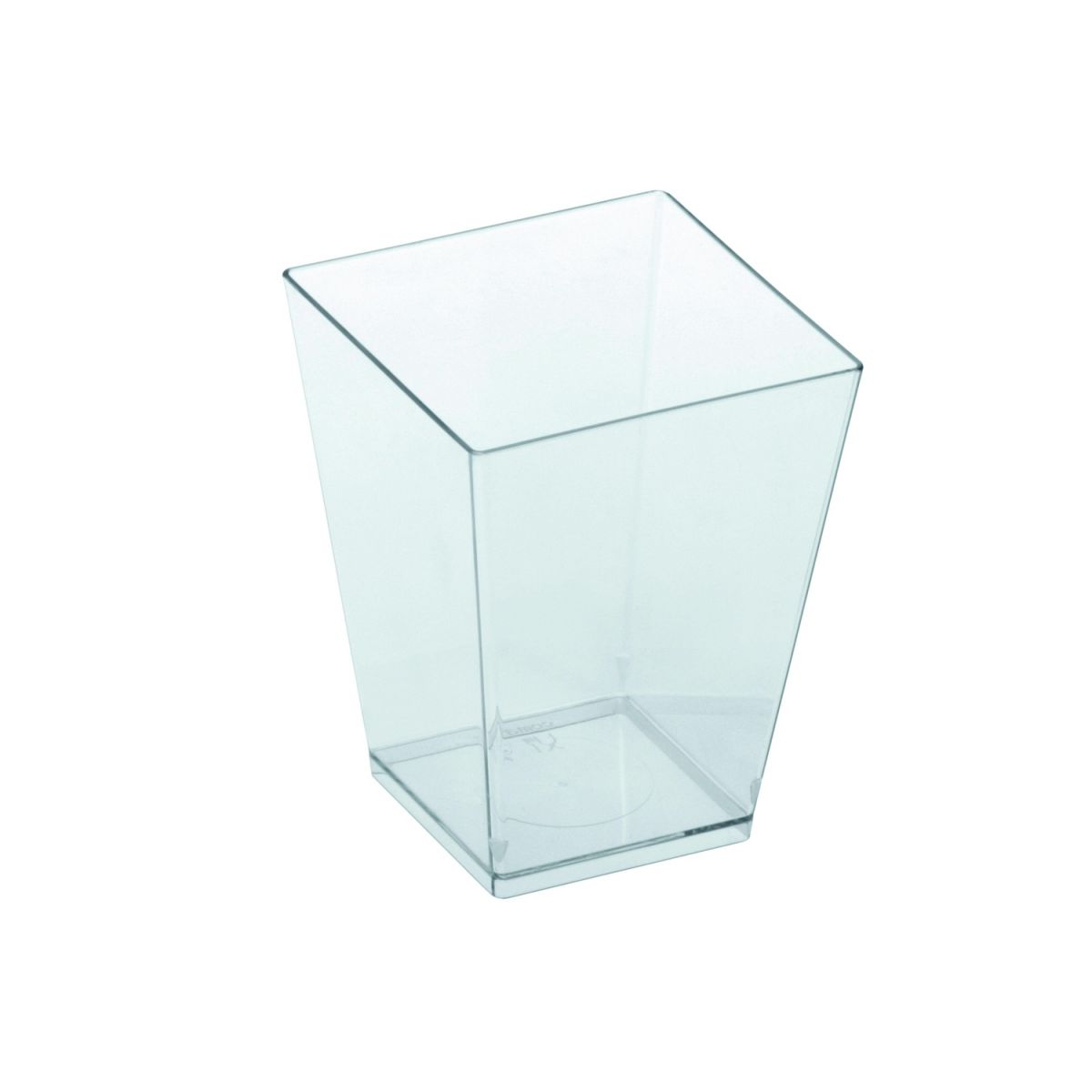 designline Becher designline KOVA PS 160 ml, 5.9x5.9x7.2 cm (LxBxH); transparent; konisch; 400 Stück / Pack