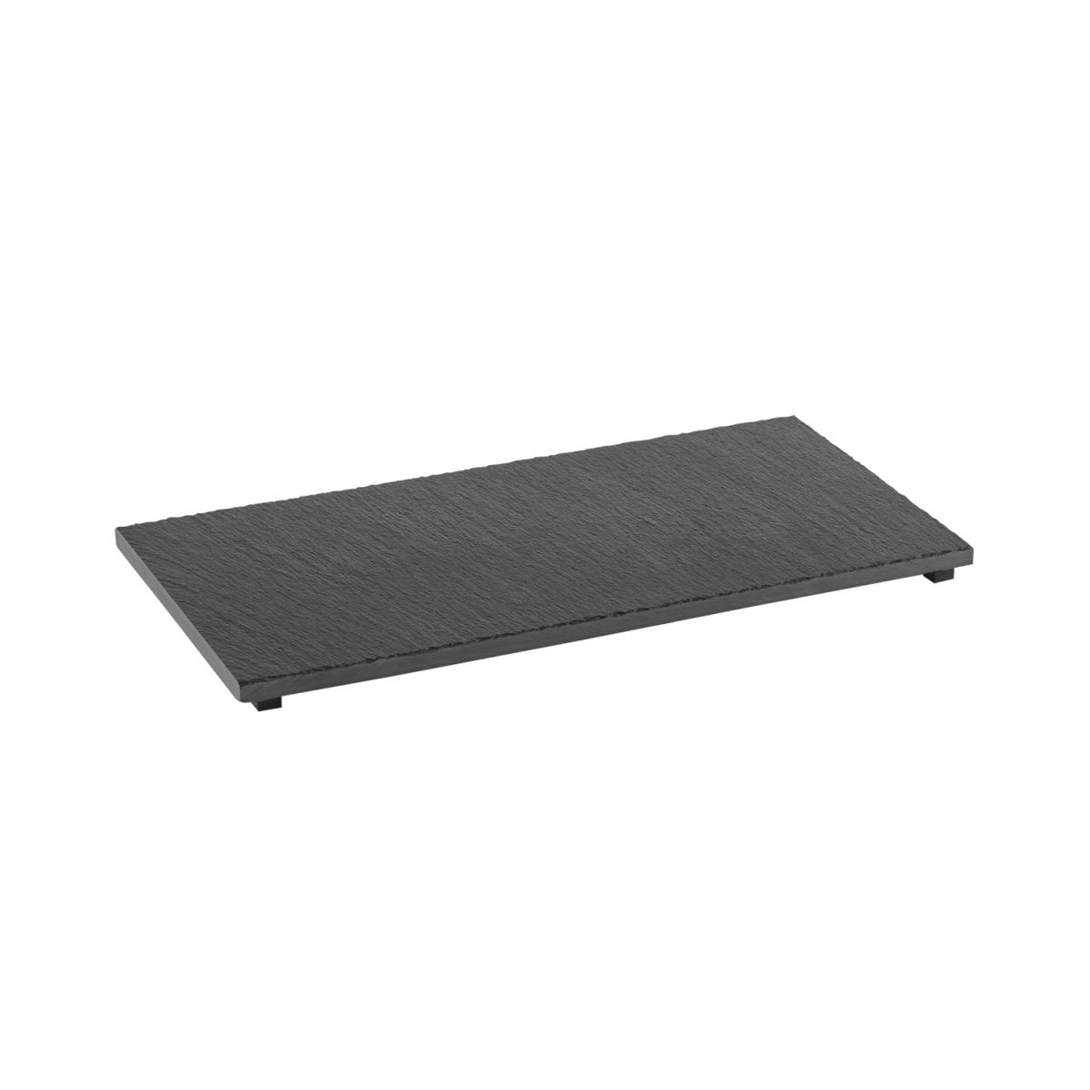 APS GN 1/3 Naturschieferplatte VALO; 32.5x17.6x1 cm (LxBxH); schwarz