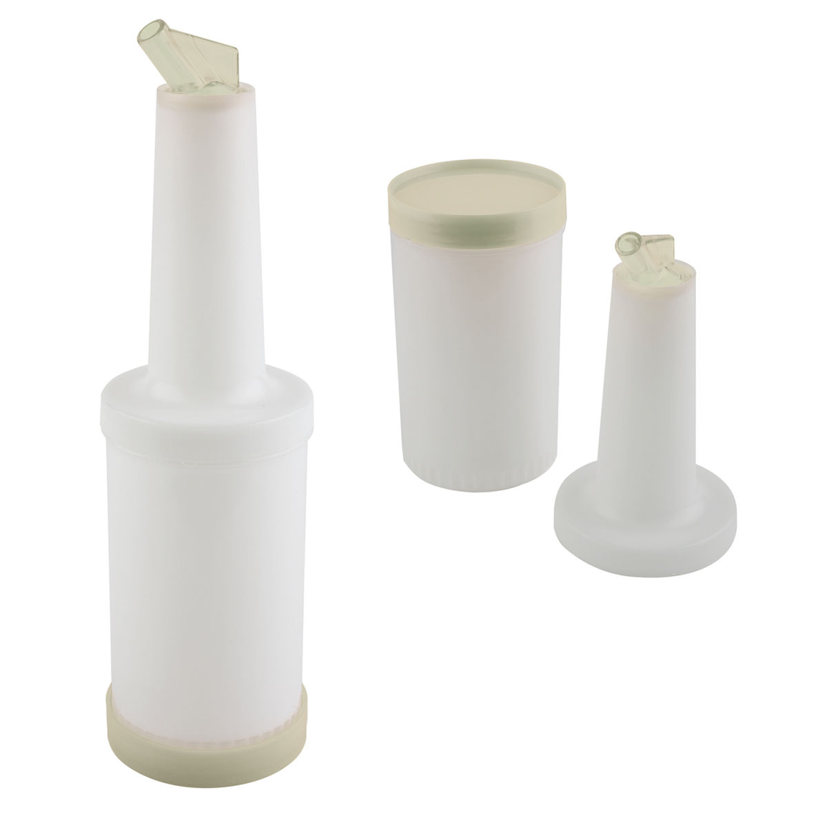 APS Dosier-/Vorratsflasche, Polypropylen 850 ml, 9x9x9x33 cm (ØxLxBxH); transparent