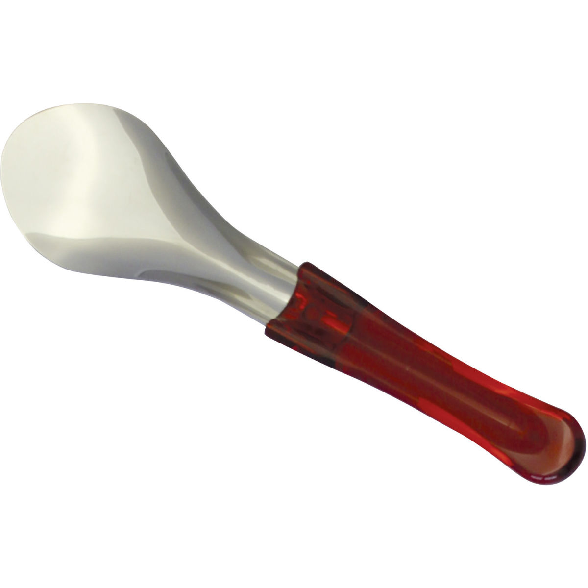 Schneider Eisspachtel mit Griff farbig transparent 26 cm (L); rot