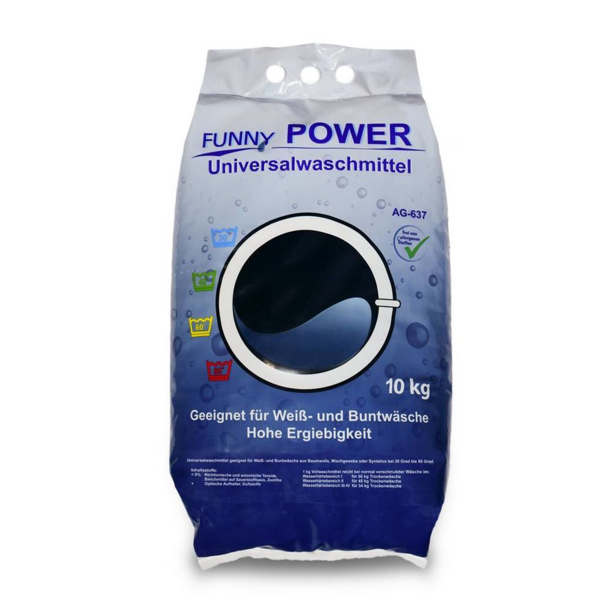 Plock FUNNY POWER Universalwaschmittel blau