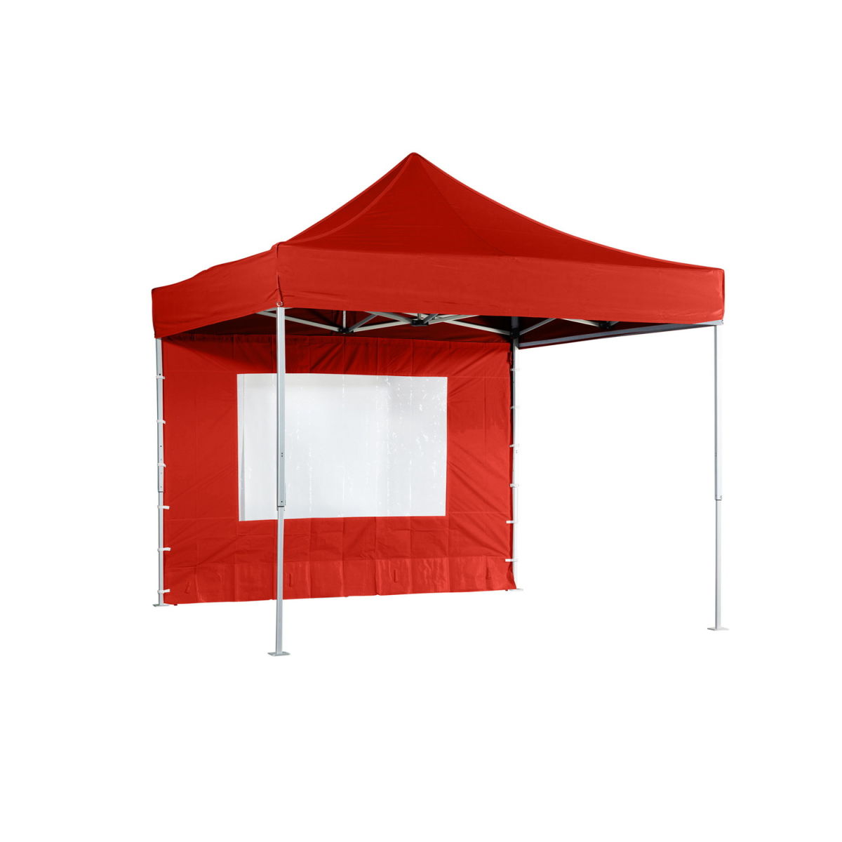 VeroTENT VeroTENT 3m Seitenwand Panorama mit Groß-Fenster 300x205 cm (LxB); rot