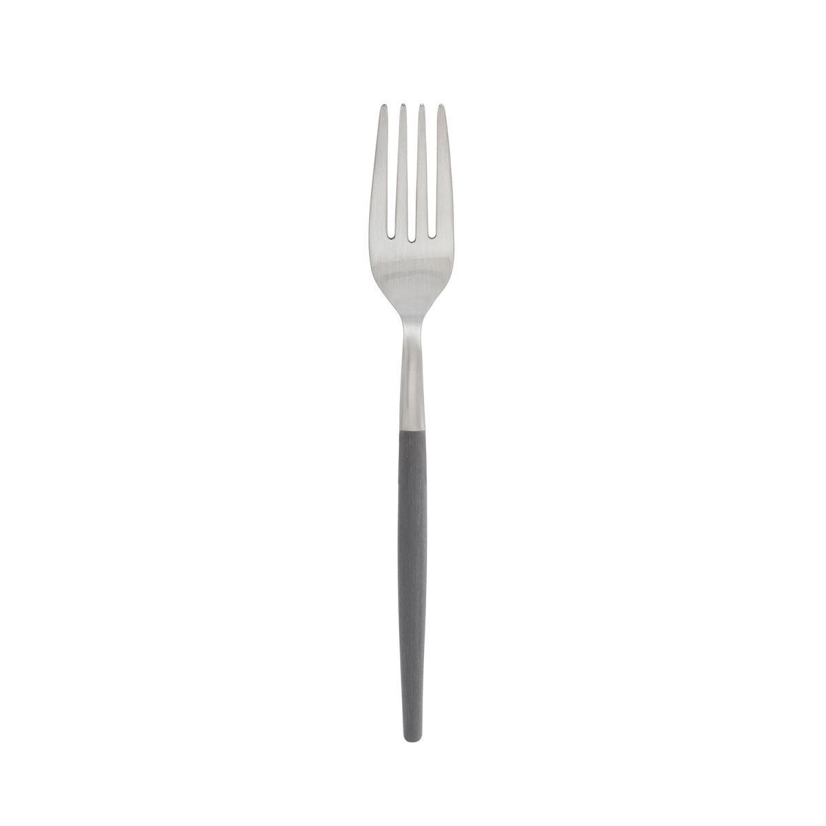 blomus Menügabel Gabel -MAXIME- 20 cm (L); silber, Griff dunkelgrau