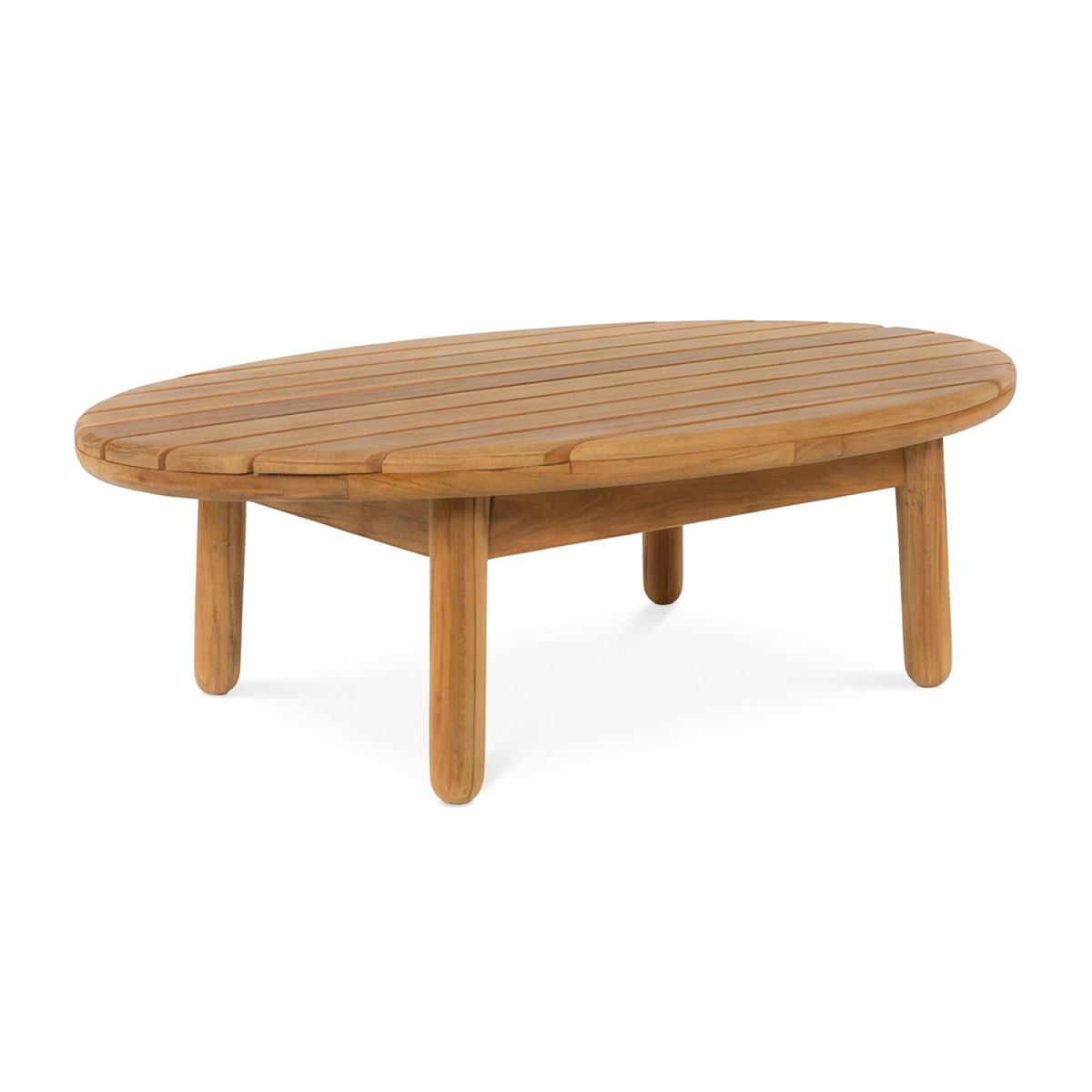 Tavolino Lungo da esterno Barths; 90x60x25 cm (LxLxH); marrone