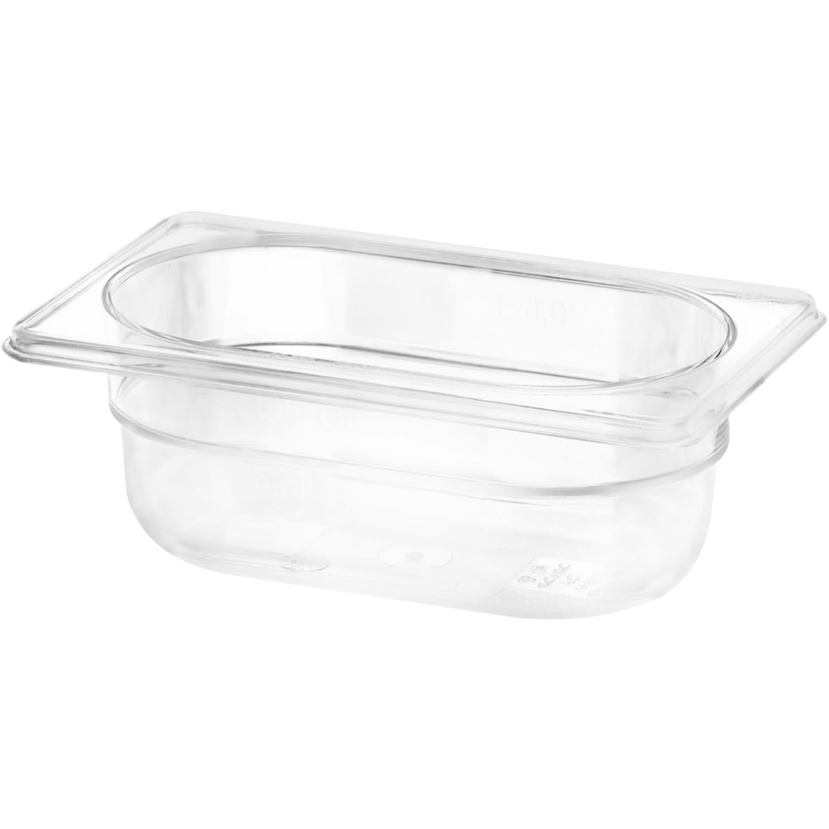Schneider Behälter GN 1/9 Polycarbonat GN 1/9, 0.6 l, 6.5 cm (T); transparent