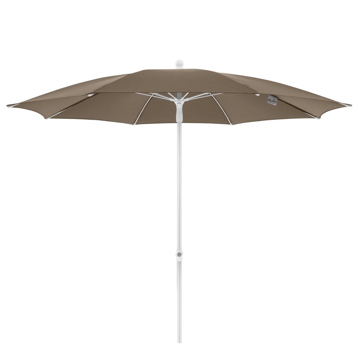 Doppler Gastro Sonnenschirm Fiberglas; 250x239 cm (ØxH); greige