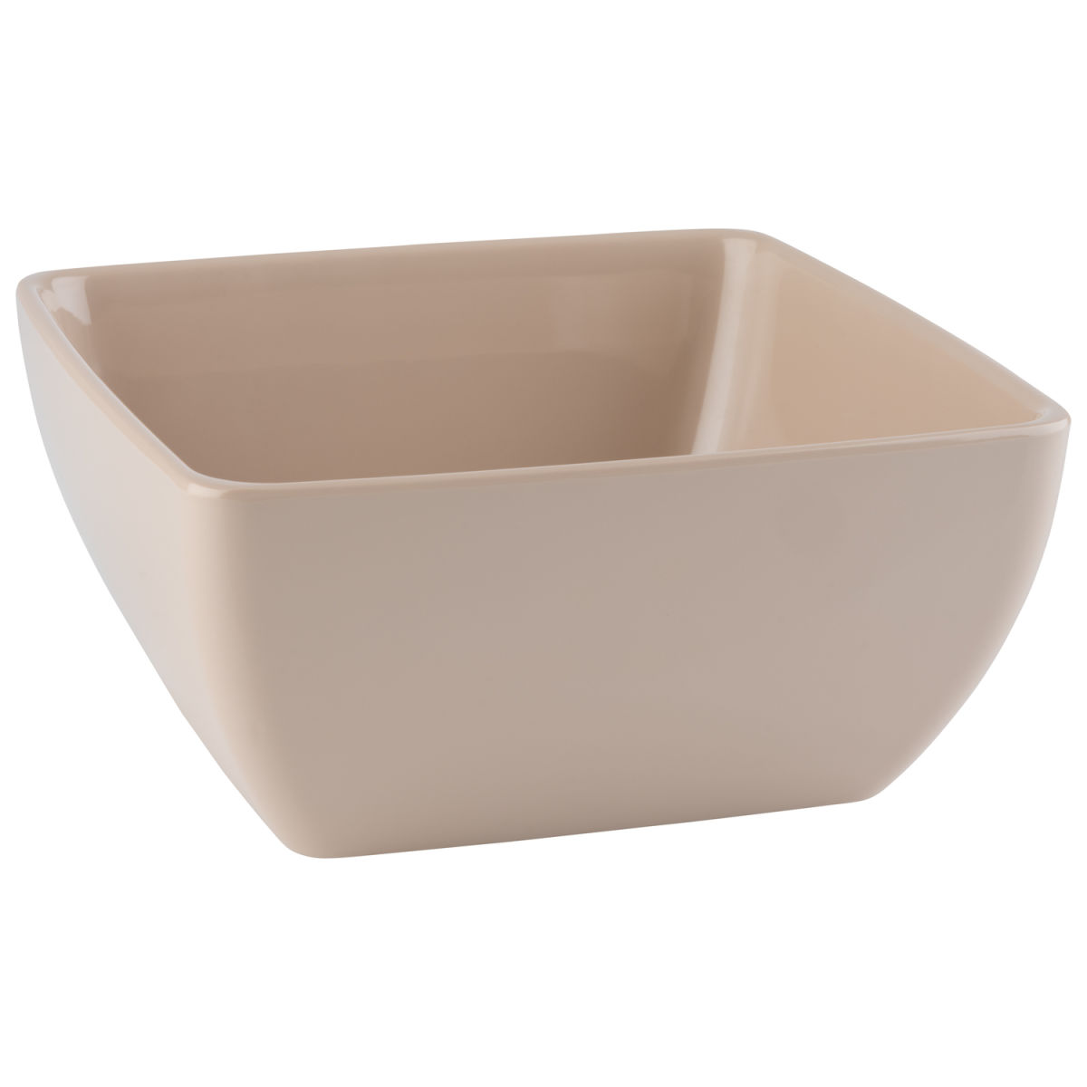 APS Schale PURE, Melamin, eckig; 3800 ml, 25x25x12 cm (LxBxH); sand