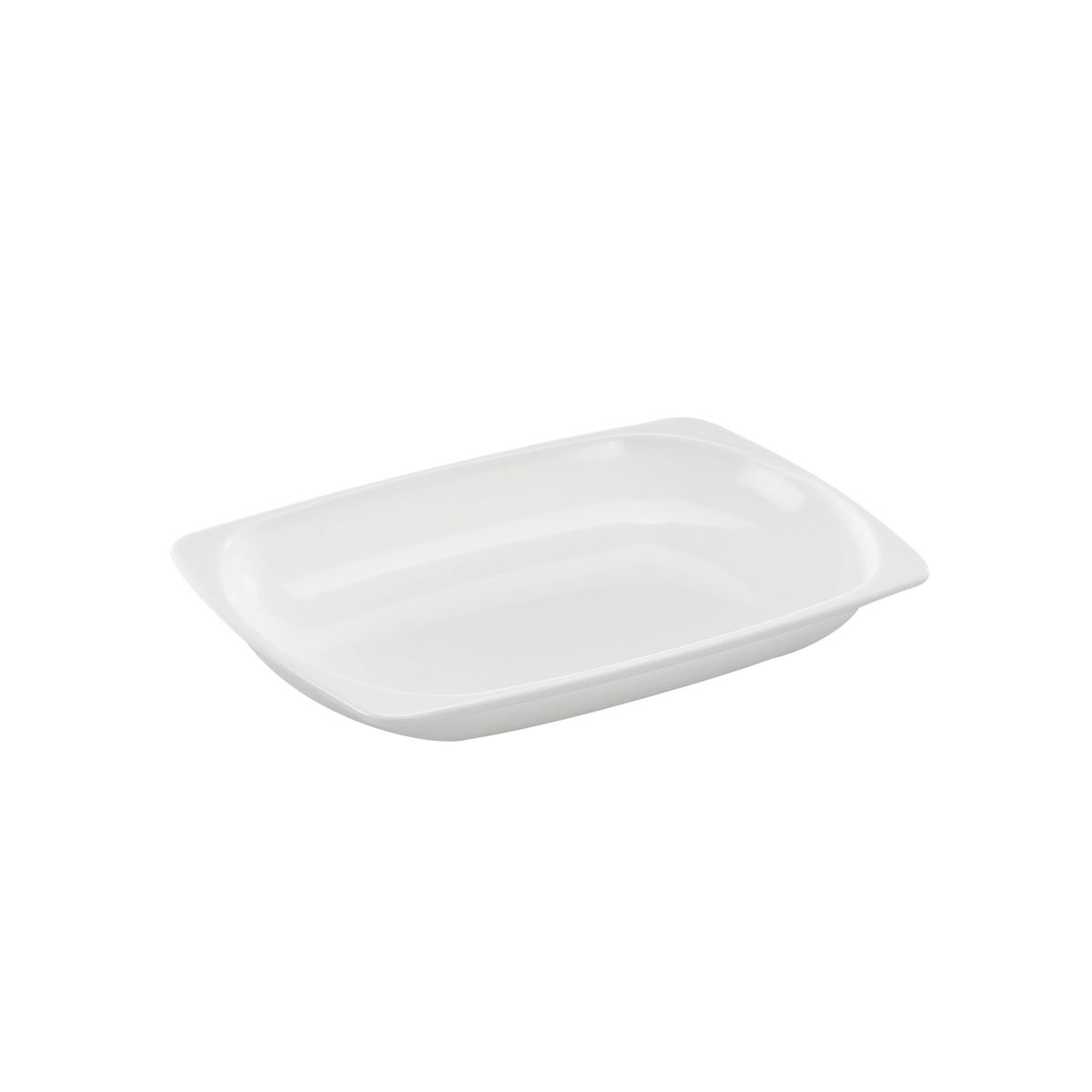 WACA Snackschale / Pommesschale, klein 18x13x2.5 cm (LxBxH); weiß; oval; 5 Stück / Pack