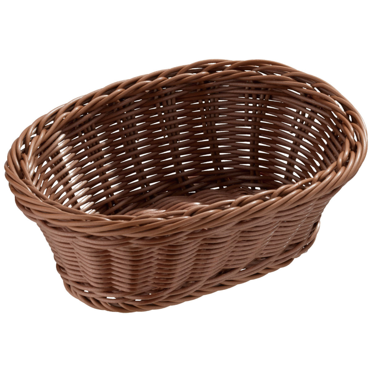 APS Korb ECONOMIC, Polypropylen, oval 23x18x9 cm (LxBxH); hellbraun; oval