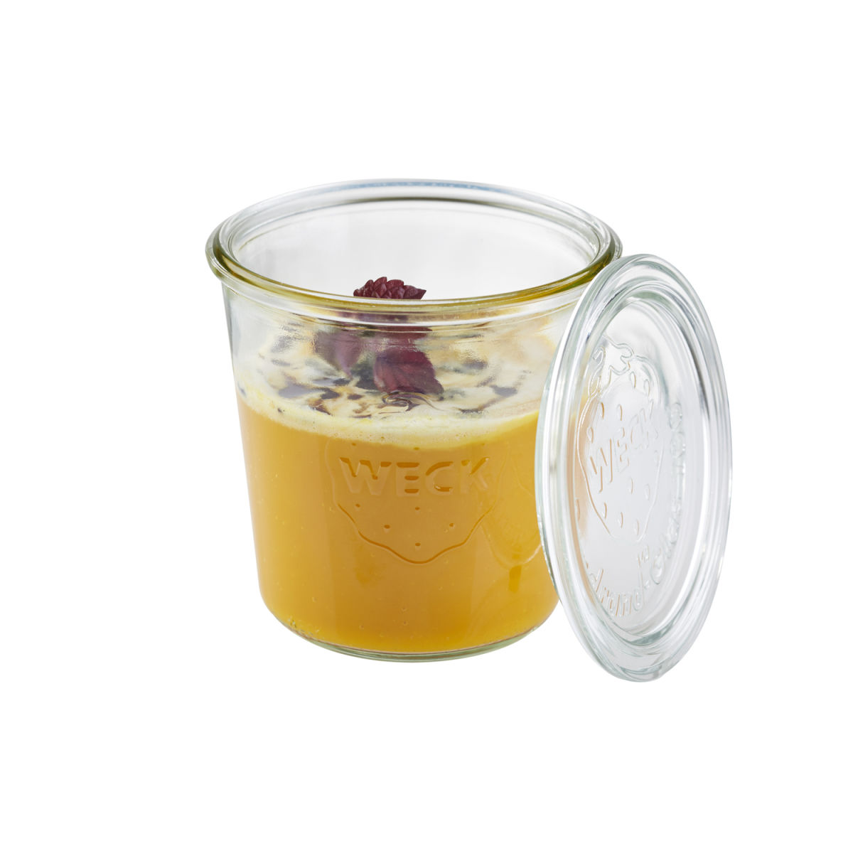 Barattolo Weck con coperchio, Ø 11 cm, H: 11 cm APS; 580 ml, 11x11 cm (ØxH); trasparente