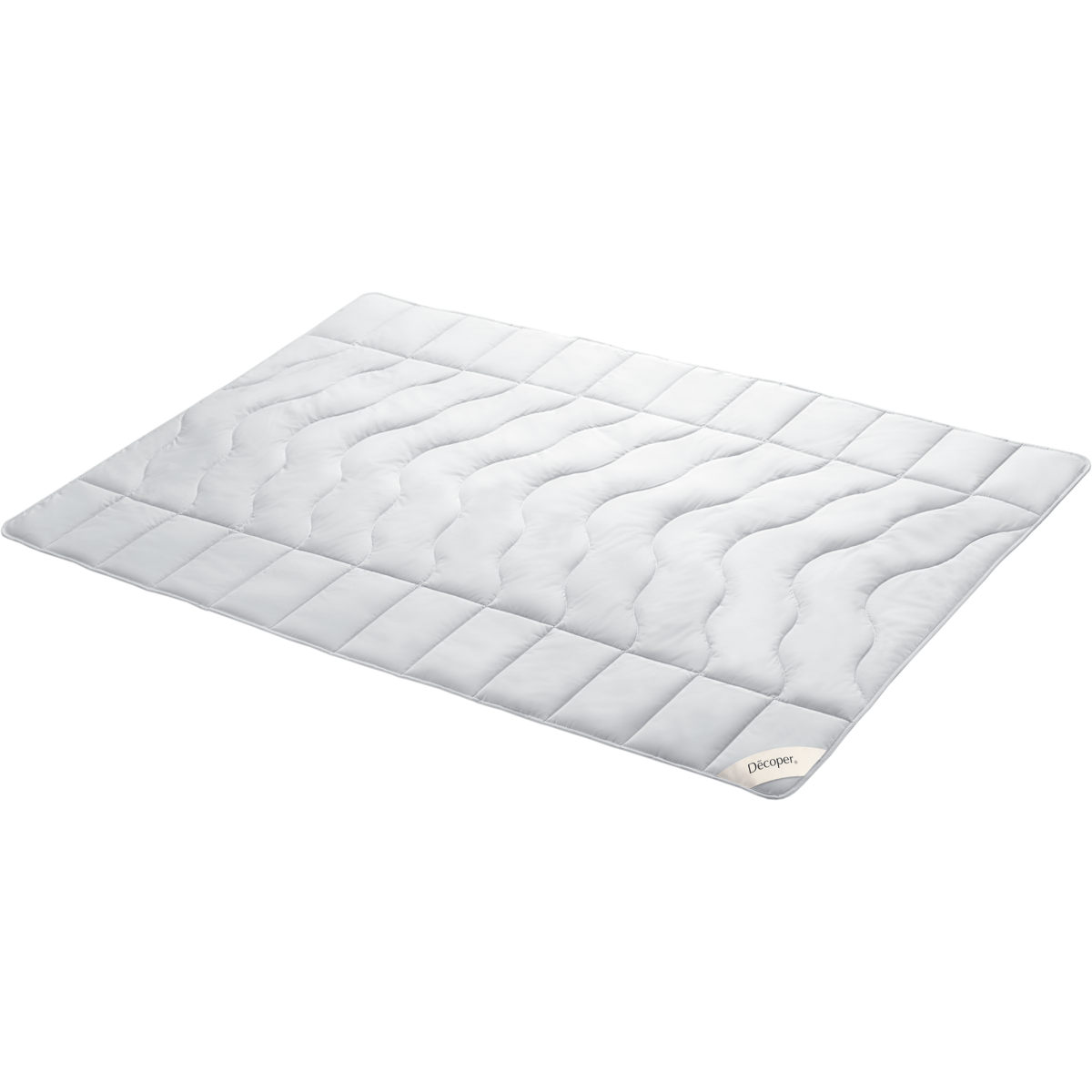 Decoper Faserdecke Faservlies Decoper ®, Füllung: 100% Polyester, Bezug: 100% Baumwolle LEICHT 135x200 cm (BxL); weiß