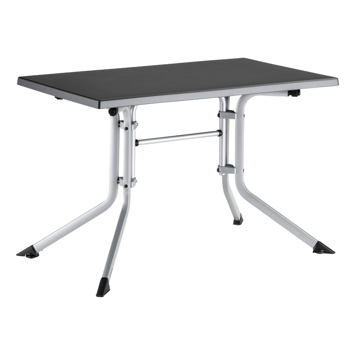 KETTLER Klapptisch BOULEVARD; 115x70x74 cm (LxBxH); Platte anthrazit, Gestell silber; rechteckig