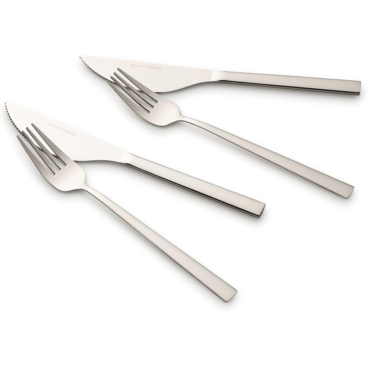 ECHTWERK Pizzabesteck-Set 4-tlg silber