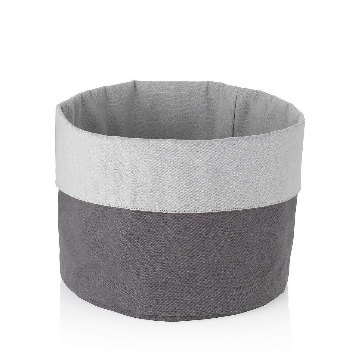 kela Brotkorb Tia 100%Baumwolle 23 cm (H); graphit; rund