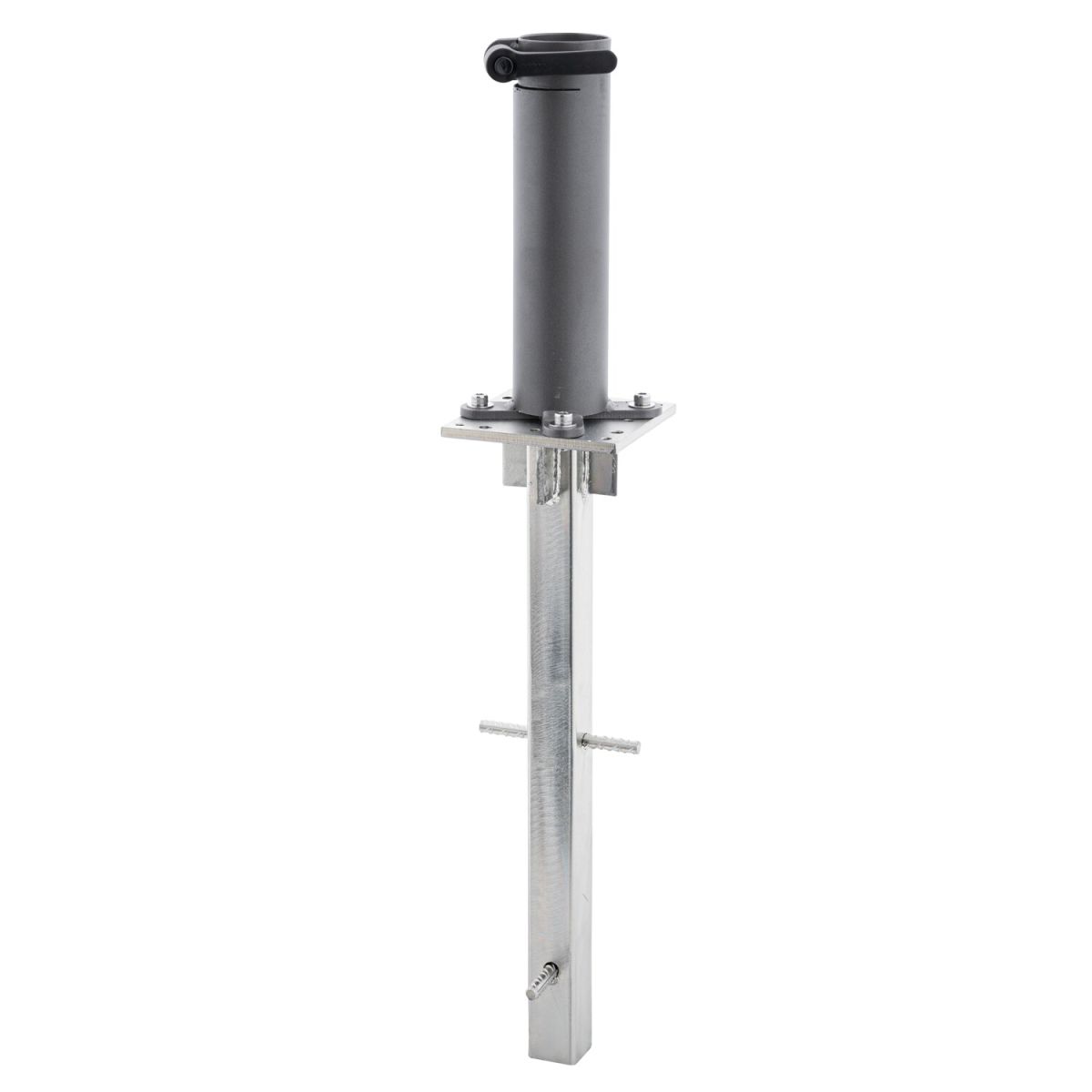 Doppler Bodenhülse für Alu Expert / Gastro Magic; 14x14x78 cm (LxBxH); silber/anthrazit