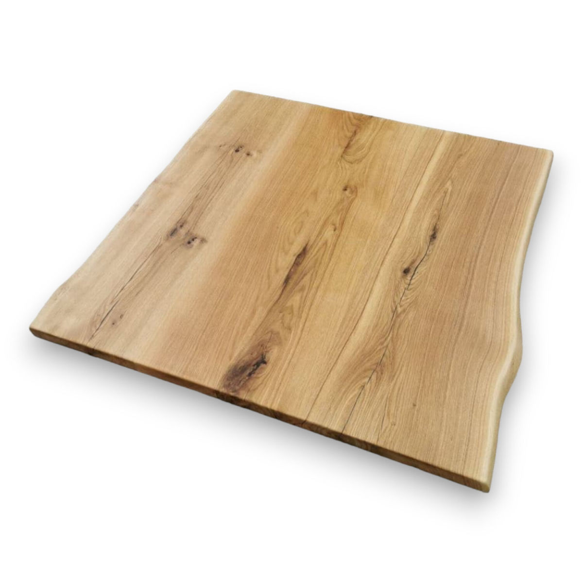 Willeke-Möbel Tischplatte Premium Eiche Vollholz; 60x60x4 cm (LxBxH); hellbraun; rechteckig