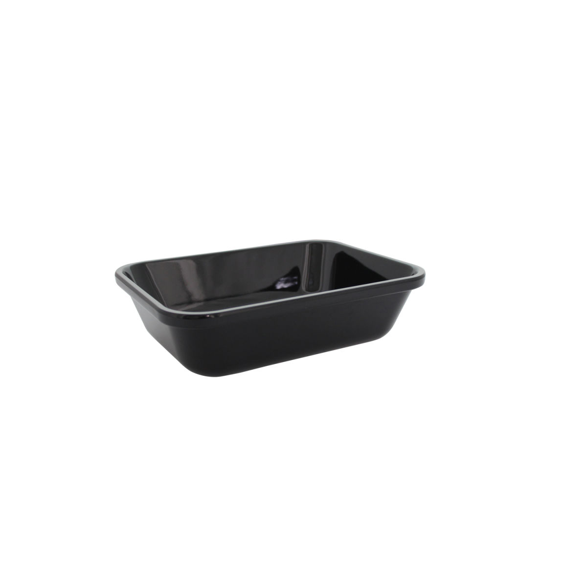Schneider Auslageschale 2300 ml, 28x21x7.6 cm (LxBxH); schwarz; rechteckig