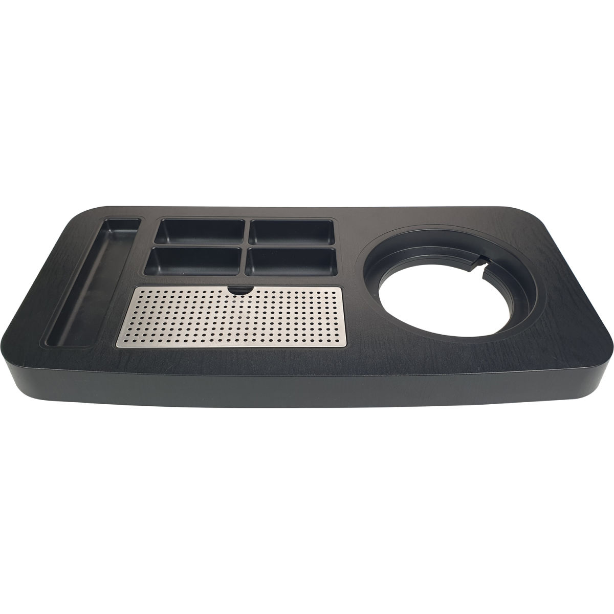 Emberton ABS-Begrüßungstablett Walton 46x3.5 cm (BxH); schwarz; 6 Stück / Pack