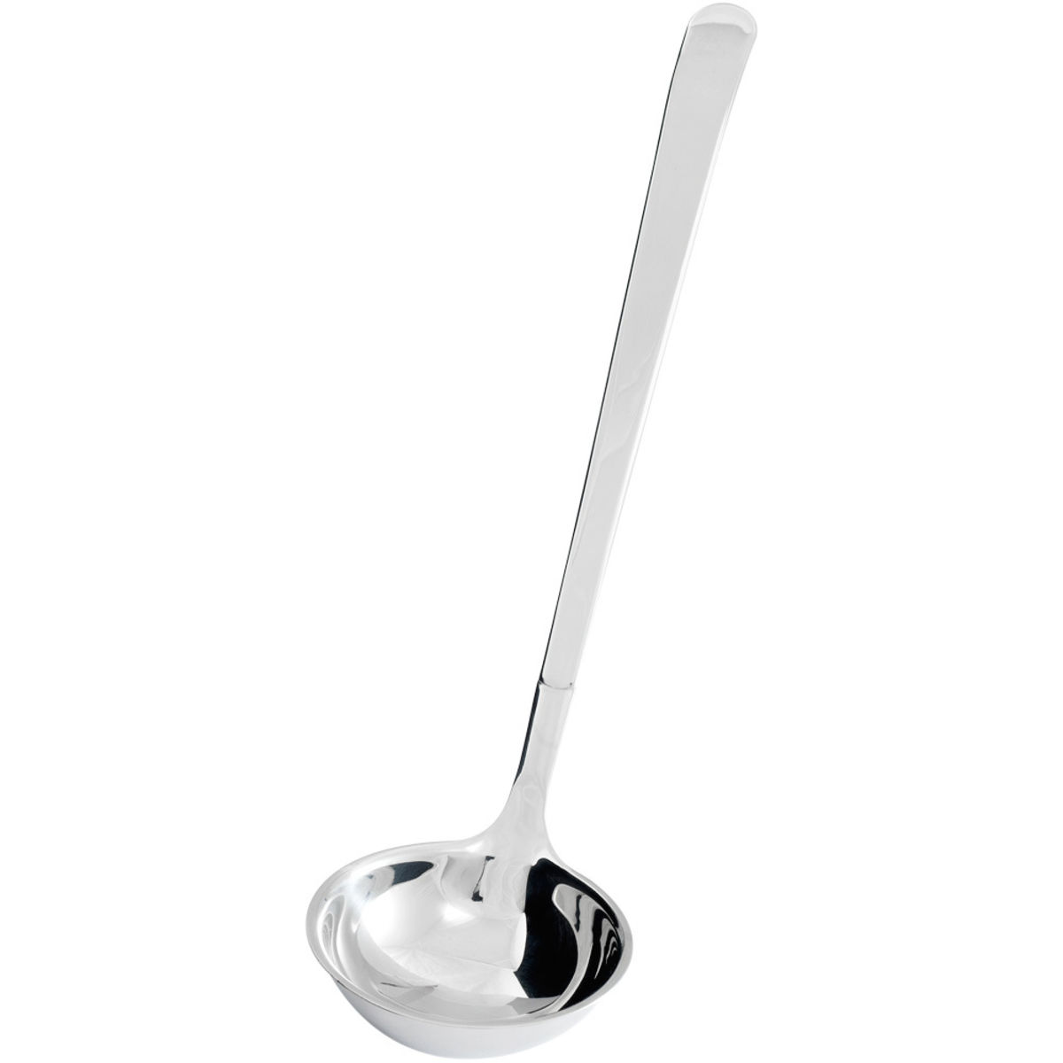 Stalgast Suppenschöpfer, hochglanzpoliert, aus einem Stück gefertigt, Stiellänge 31 cm, 0,08 Liter 0.08 l, 31x8.5 cm (LxB); silber