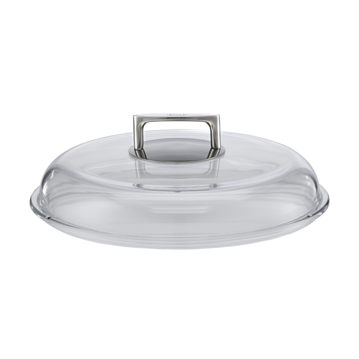 RÖSLE Borosilikat Glasdeckel 25.5x25.5x8.5 cm (LxBxH); transparent
