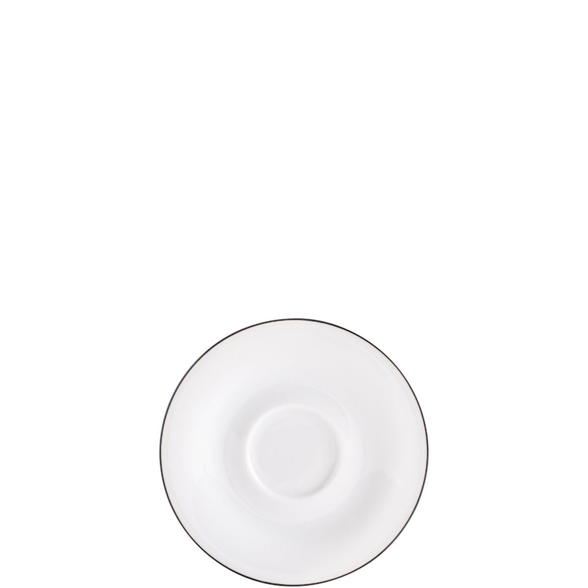 Kahla Untertasse Pronto Line 11.7x1.7 cm (ØxH); schwarz; rund; 6 Stück / Pack