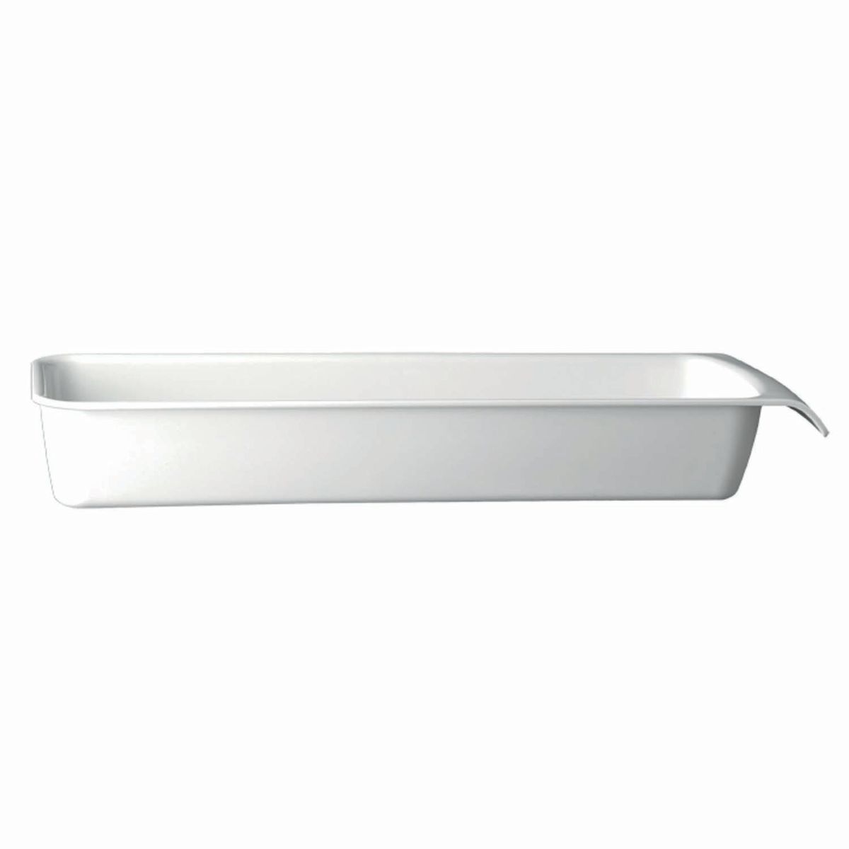 APS GN 1/4 Schale CASCADE, Melamin 3650 ml, 53x16.2x7.5 cm (LxBxH); weiß; rechteckig