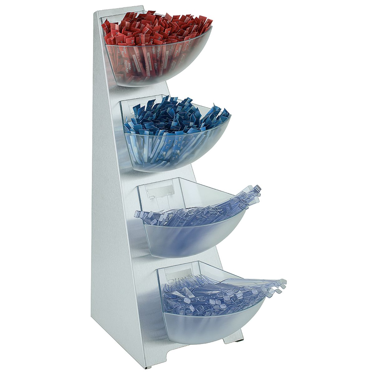 APS Gestell MULTI RACK, 4-stufig; 32x19.5x53x31 cm (LxBxHxT); transparent