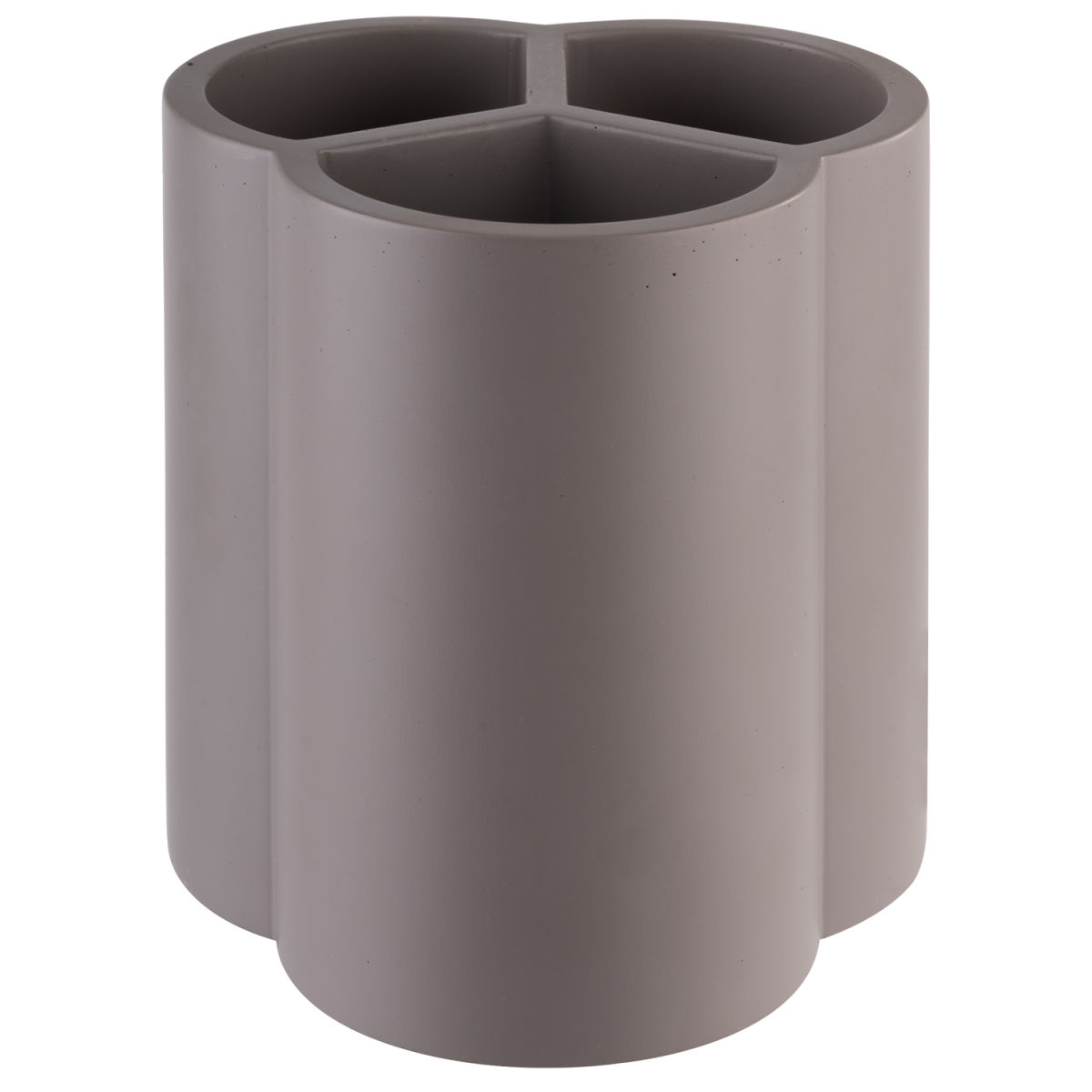 APS Besteckbehälter ELEMENT, Beton, 3-geteilt 13x13x14.5 cm (LxBxH); grau