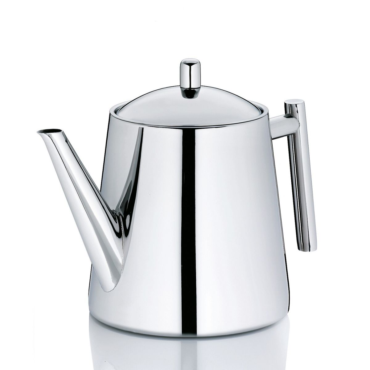 kela Teekanne Ancona Edelstahl 18/10 18 cm (H); silber; rund
