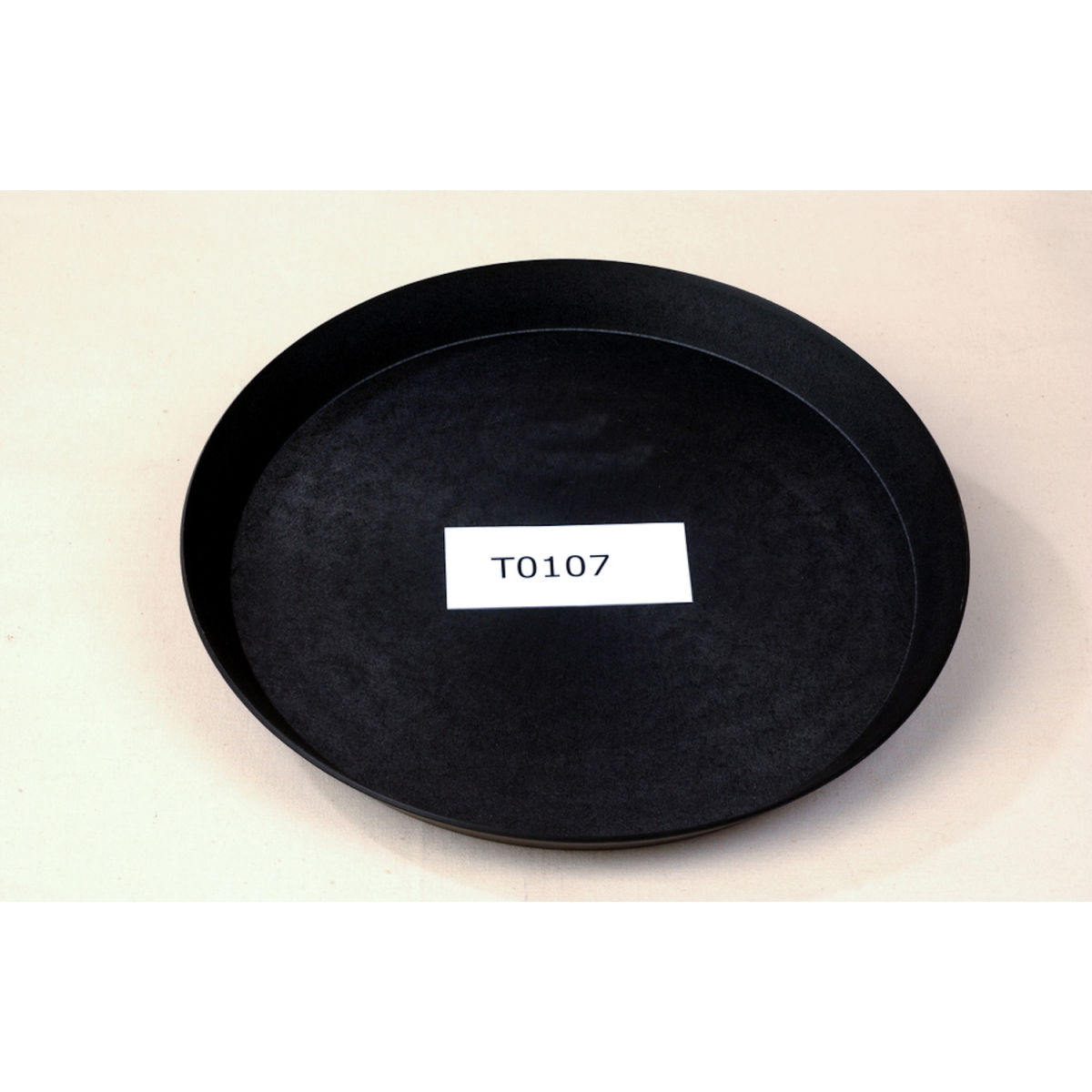 Küchenform 26 cm (Ø); schwarz; rund; 5 Stück / Pack