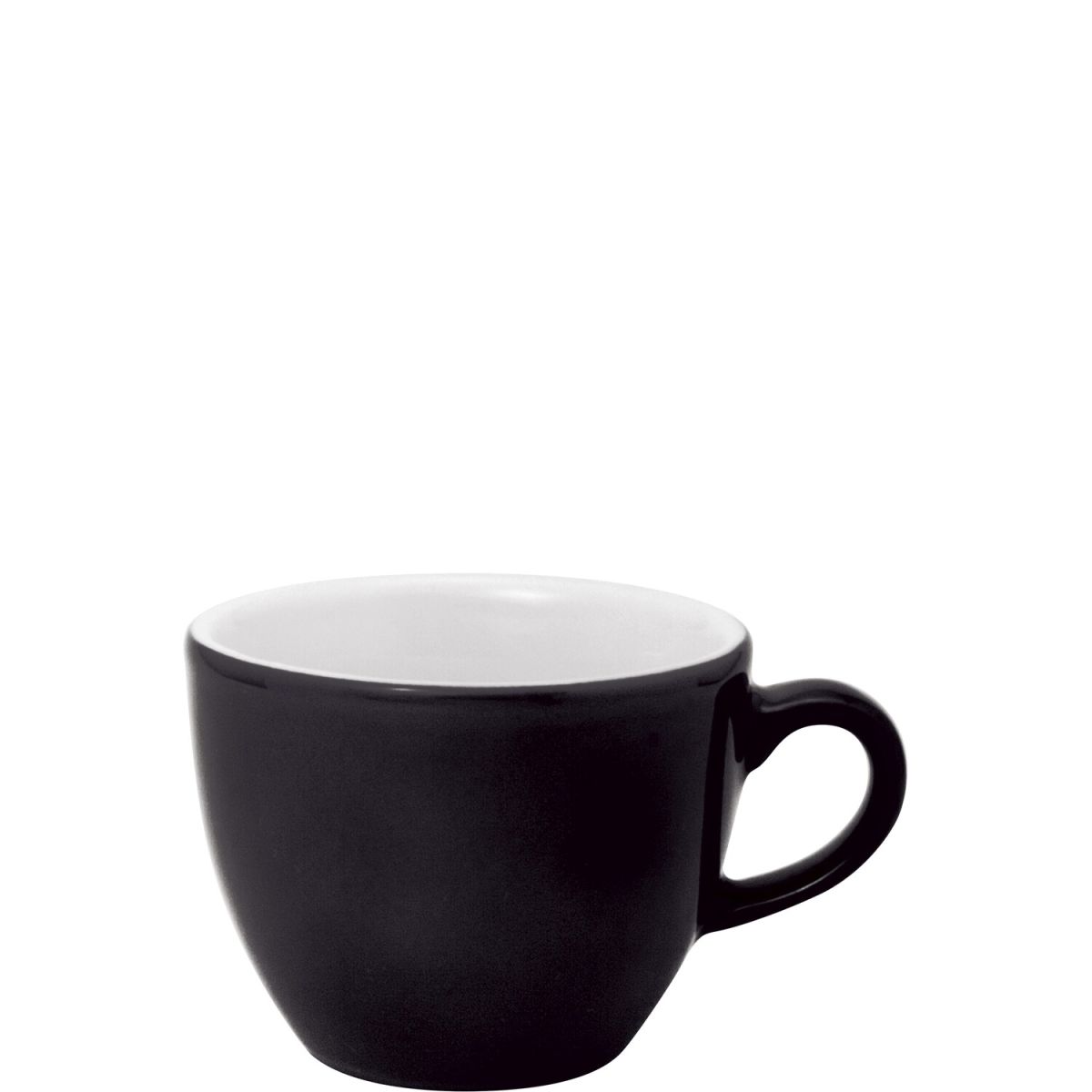 Kahla Espresso-Obertasse Pronto Colore 80 ml, 6.4x5.1 cm (ØxH); schwarz; rund; 6 Stück / Pack