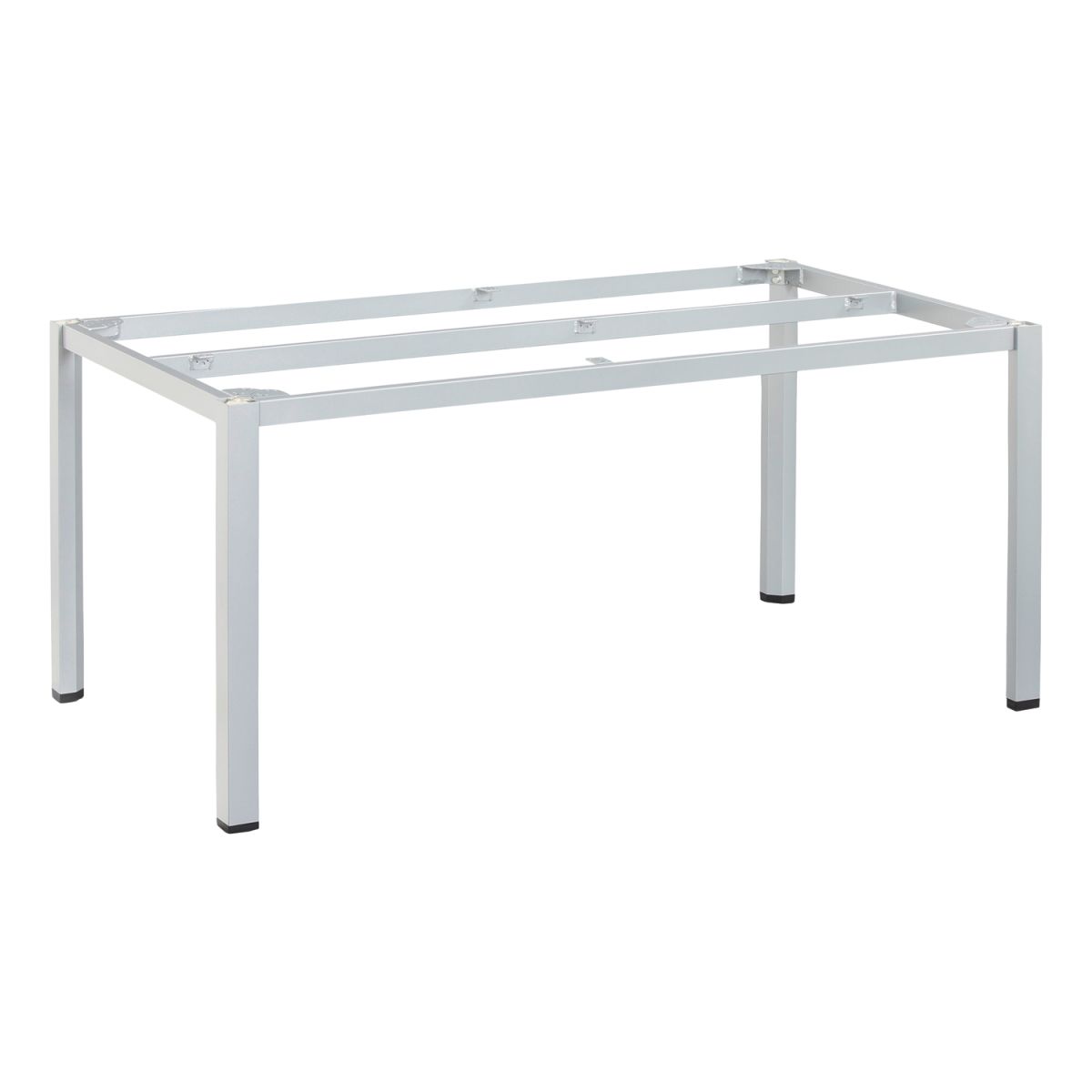 KETTLER Tischgestell CUBIC 180x95x73 cm (LxBxH); Platte silber, Gestell silber; rechteckig