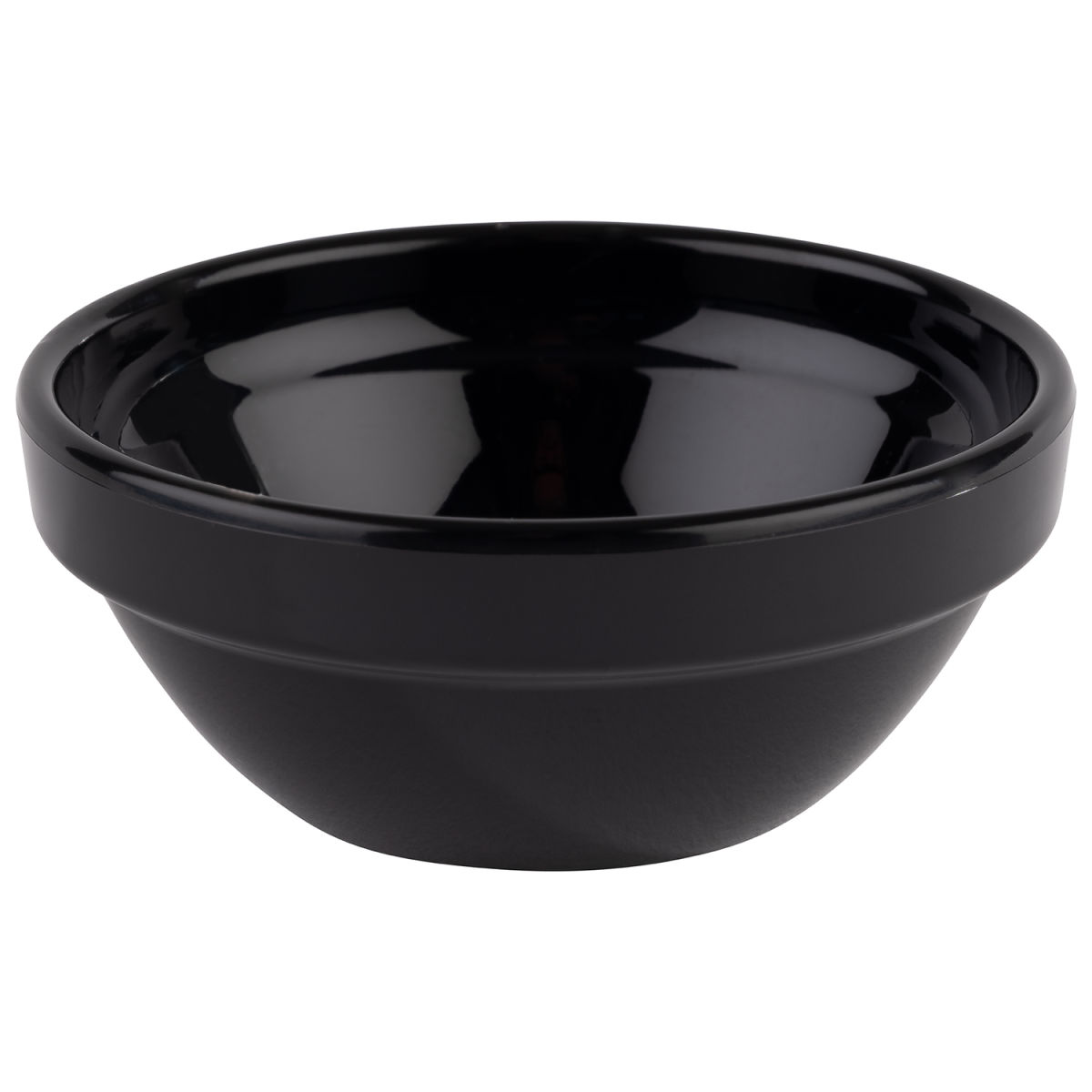 APS Schälchen FRIENDLY, aus gebrauchtem Kunststoff (PET) 20 ml, 6x6x2.5 cm (LxBxH); schwarz; 12 Stück / Pack