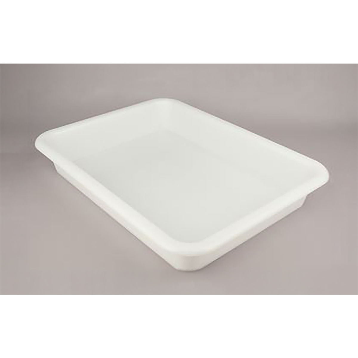 Scaritech Rechteckiger Teigwanne für Bäcker; 9800 ml, 51x40x7.5 cm (LxBxH); weiß; 10 Stück / Pack