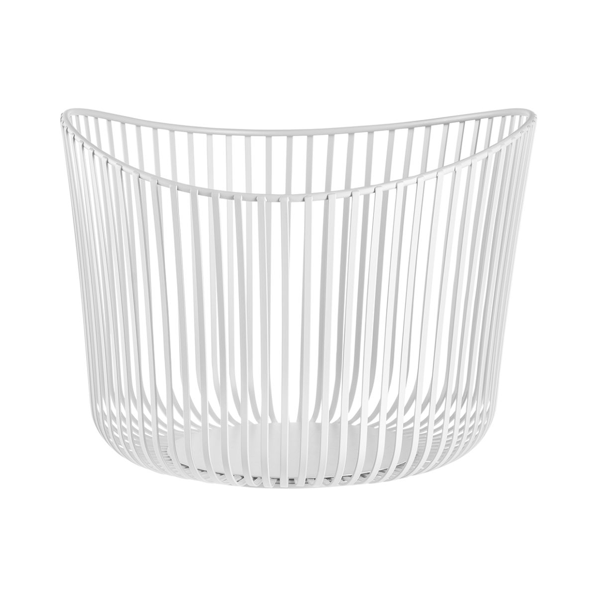 blomus Aufbewahrungskorb -MODO- 31.5x31.5x31.5x23 cm (LxBxØxH); weiß
