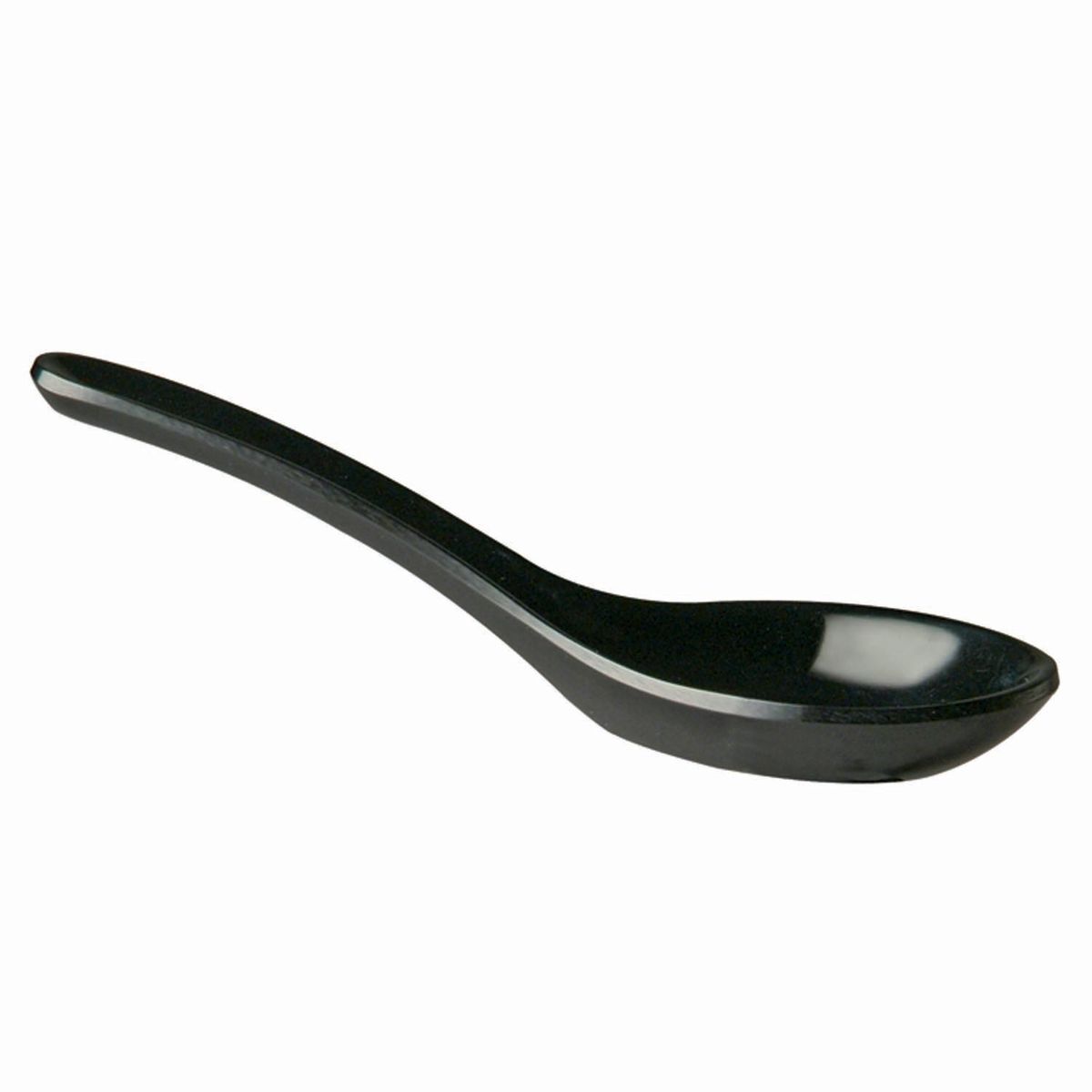 APS Fingerfoodlöffel HONG KONG, Melamin 13.5 cm (L); schwarz; 60 Stück / Pack
