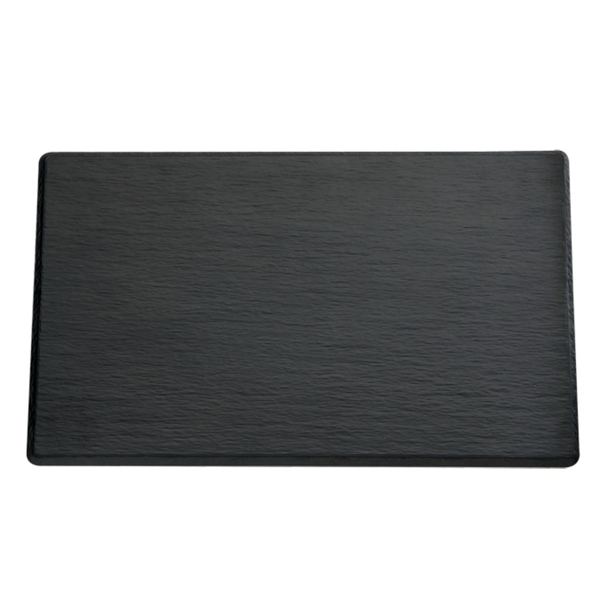 APS GN Tablett SLATE, Melamin GN 1/3, 32.5x17.5x1.2 cm (LxBxH); schwarz; rechteckig