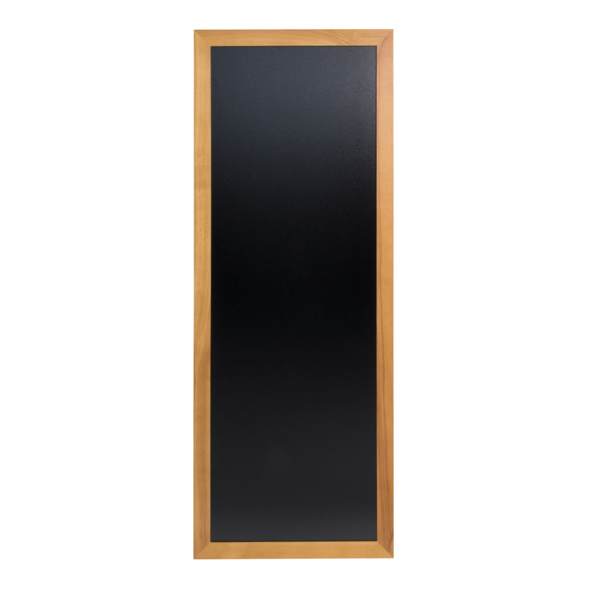 Lavagna da parete Long – Legno verniciato effetto teak – Kit di montaggio incluso Securit; 56x150 cm (LxH); marrone