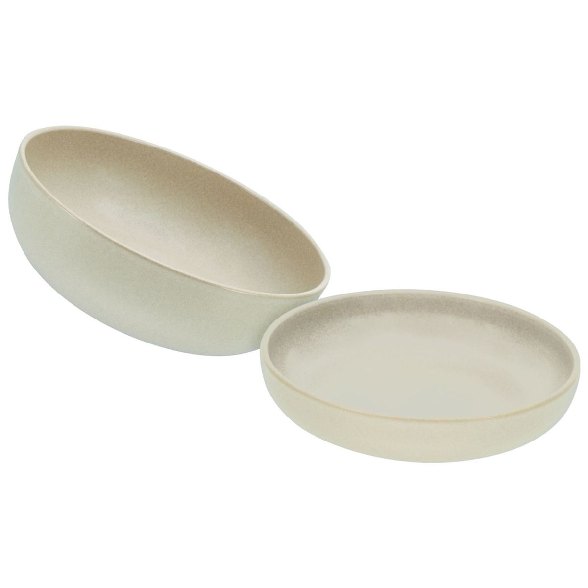 CreaTable Uno - Salatset 2-tlg 2000 ml; sand