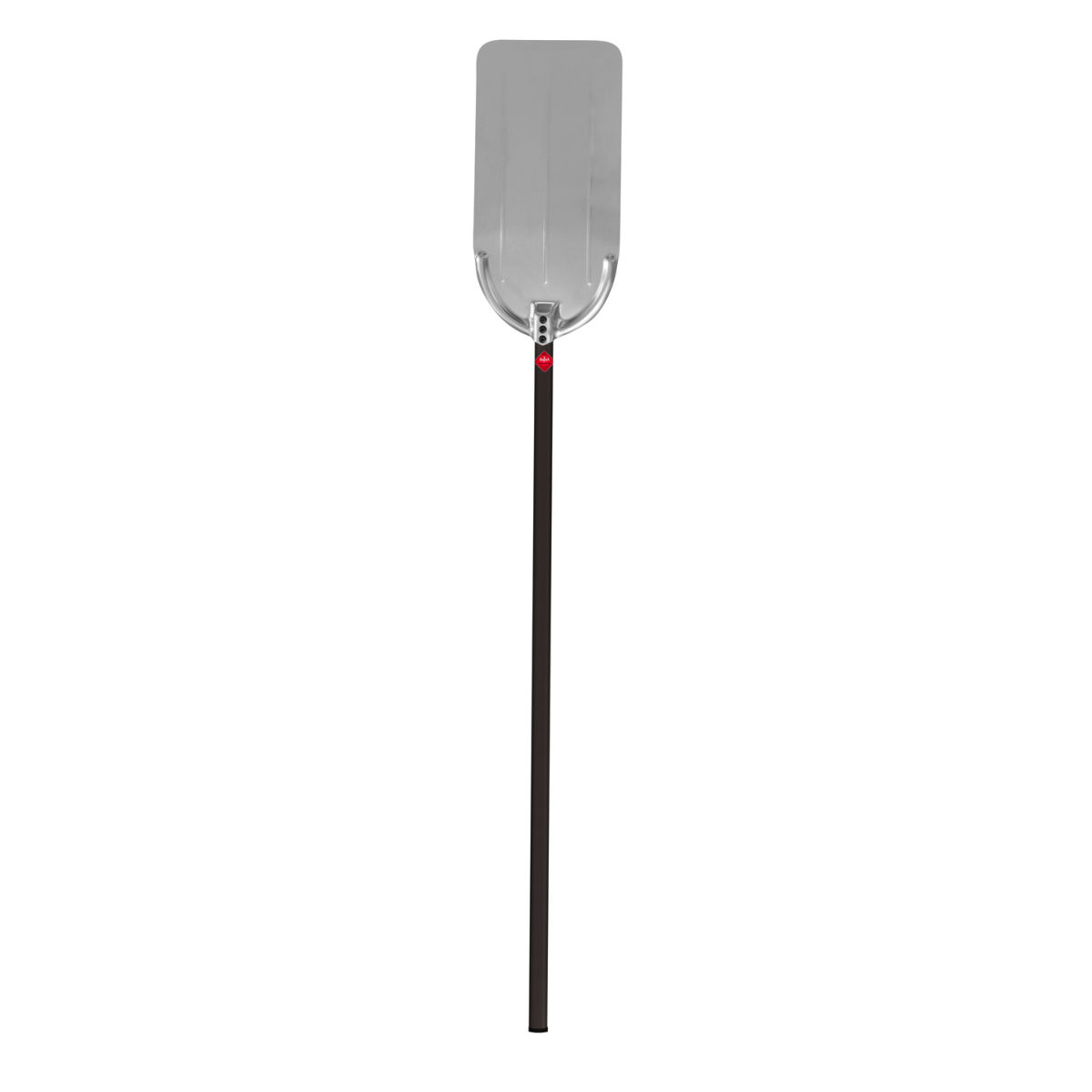 STIL CASA Stil casa, gelochte Schaufel für Pinsa, eloxiertes Aluminium, 40x23 cm, schwarzer Aluminiumstiel cm 120. 40x23x160 cm (LxBxH); schwarz/silber