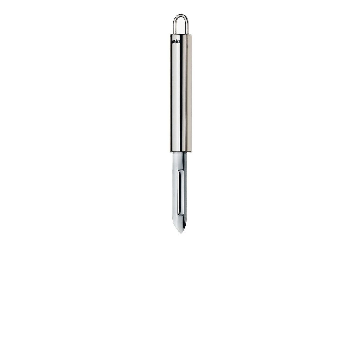 kela Sparschäler Rondo Edelstahl 19 cm (L); silber
