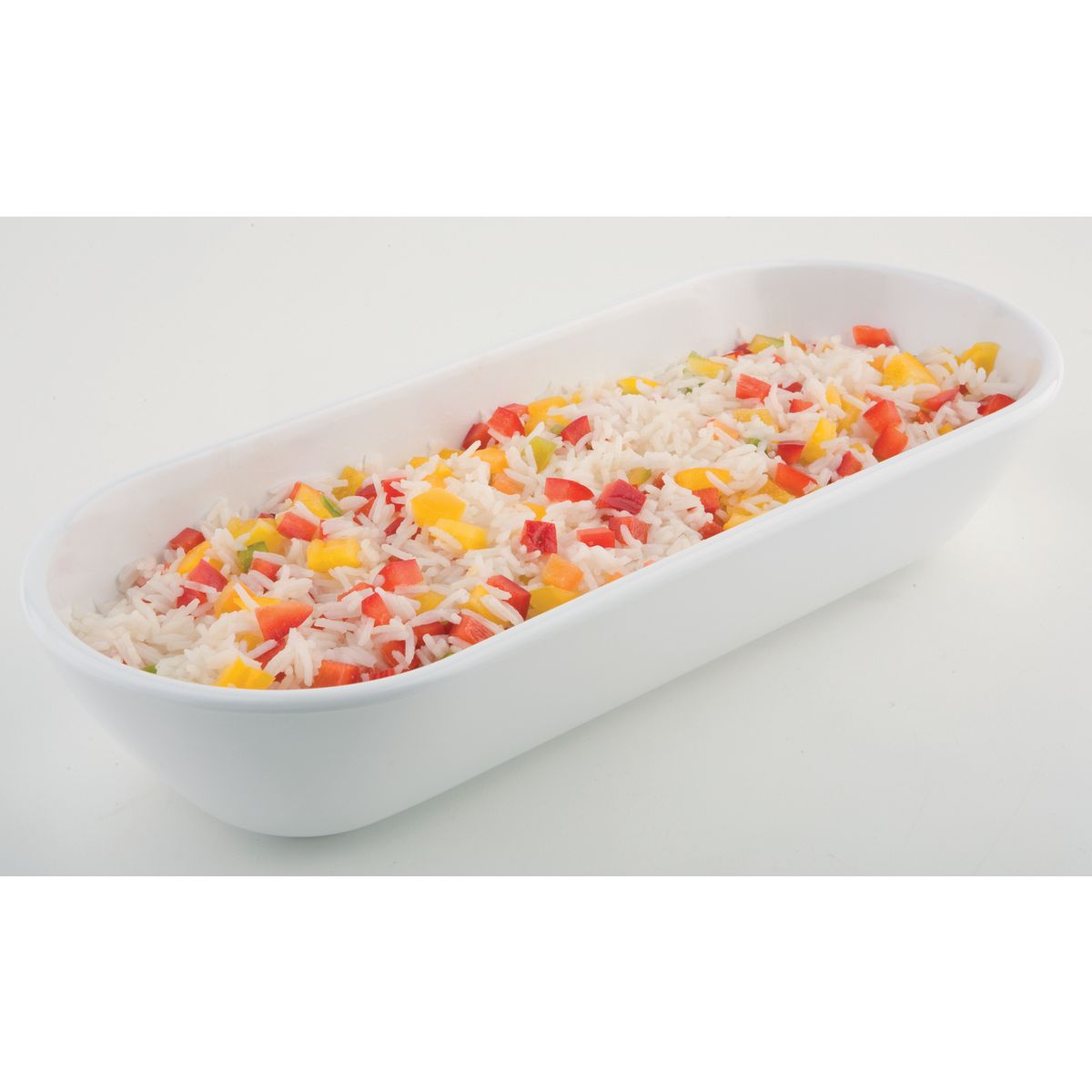 APS Schale PURE, Melamin, oval 1500 ml, 37.5x15.5x7.5 cm (LxBxH); weiß; oval