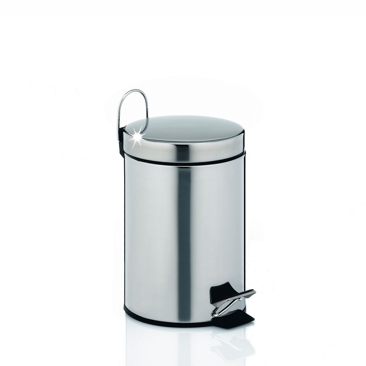 kela Kosmetikeimer Monaco Metall 3 l, 17x26 cm (ØxH); silber