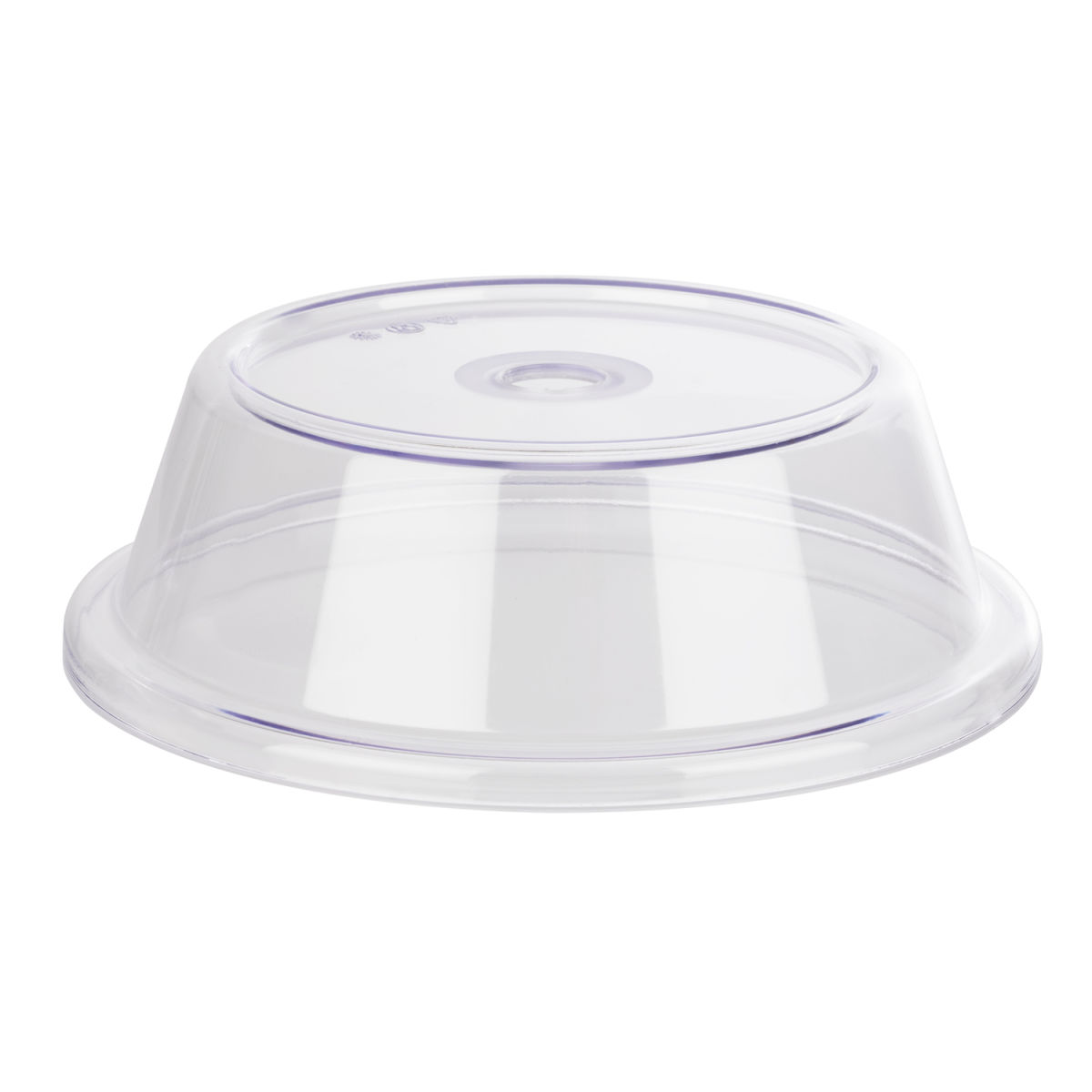 APS Tellerabdeckhaube, Kunststoff (SAN); 22x22x22x7 cm (LxBxØxH); transparent; rund