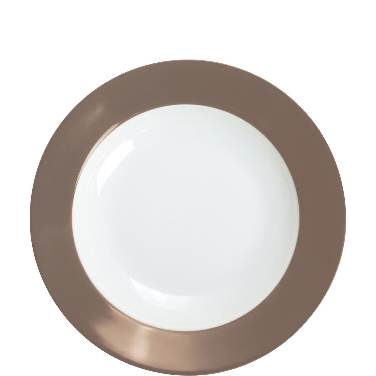 Kahla Suppenteller Pronto Colore 310 ml, 22.1x3.8 cm (ØxH); taupe; rund; 6 Stück / Pack