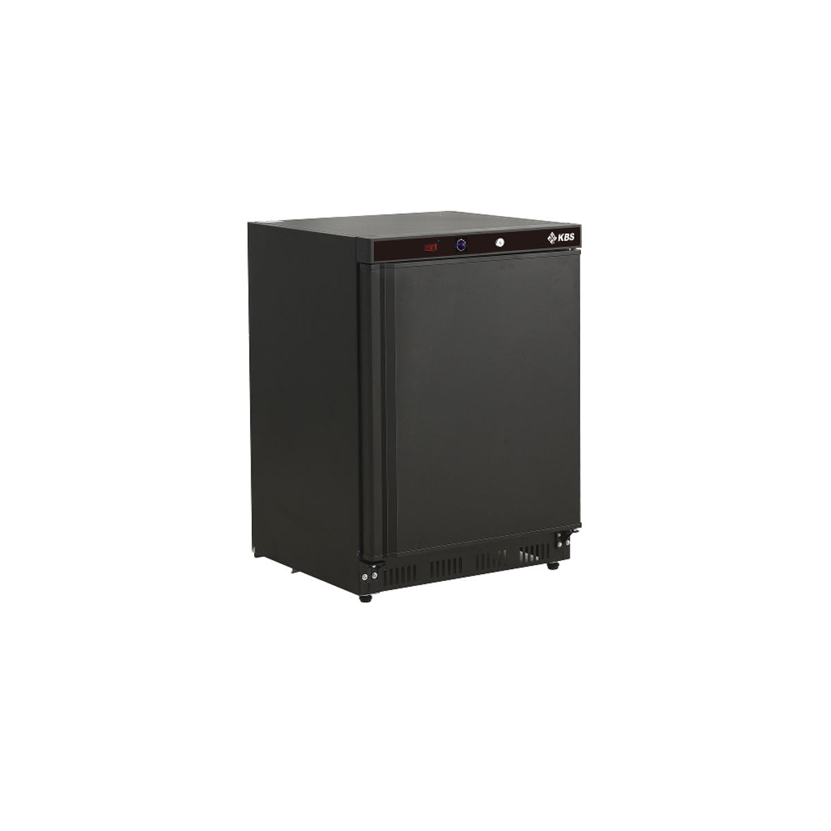 KBS Umluft Gewerbekühlschrank KBS 202 U Black Line 129 l, 63 l, 60x85x60 cm (BxHxT); schwarz