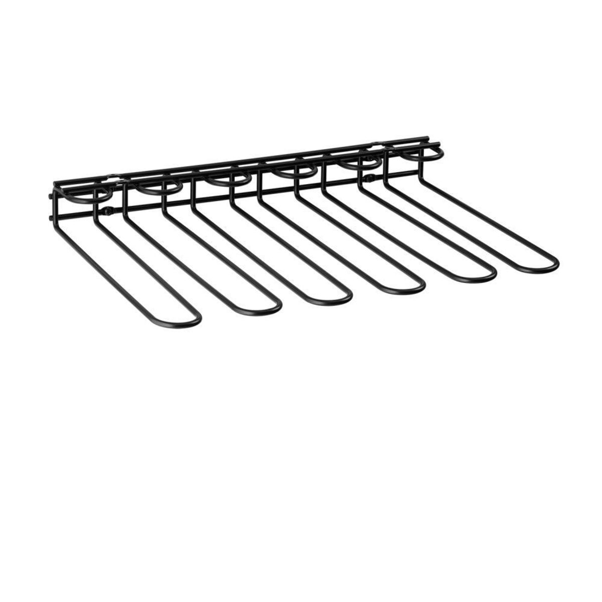 APS Gläserschiene, Metall; 45x32x6 cm (LxBxH); schwarz