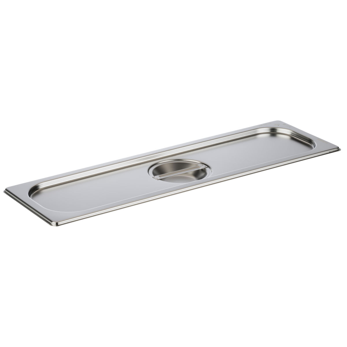 APS GN 2/4 Deckel ohne Löffelaussparung, Edelstahl; GN 2/4, 53x16 cm (LxB); silber; rechteckig